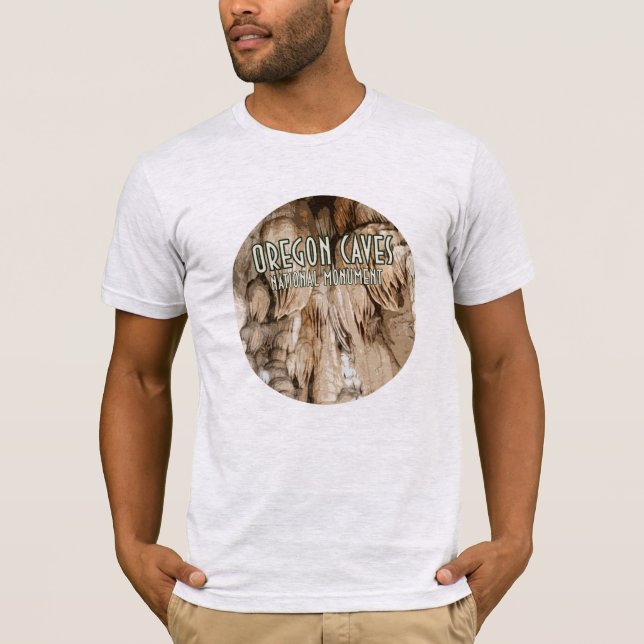 Camiseta Monumento nacional de las cuevas de Oregón (Anverso)