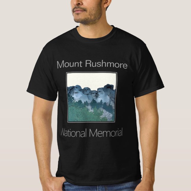 Camiseta Monumento Nacional de Mount Rushmore (Anverso)