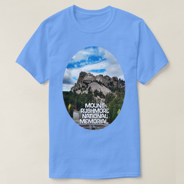Camiseta Monumento Nacional de Mount Rushmore (Diseño del anverso)