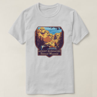 Camiseta Monumento Nacional de Mount Rushmore