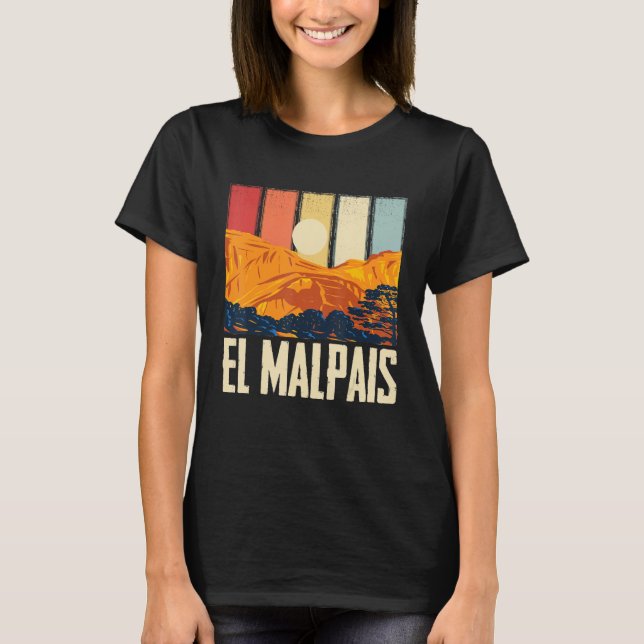 Camiseta Monumento nacional de recuerdo de El Malpais (Anverso)
