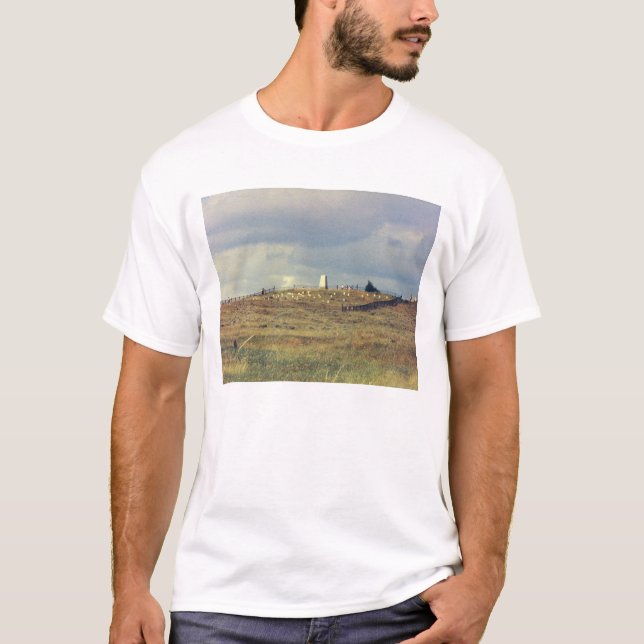 Camiseta Monumento nacional del campo de batalla del Little (Anverso)
