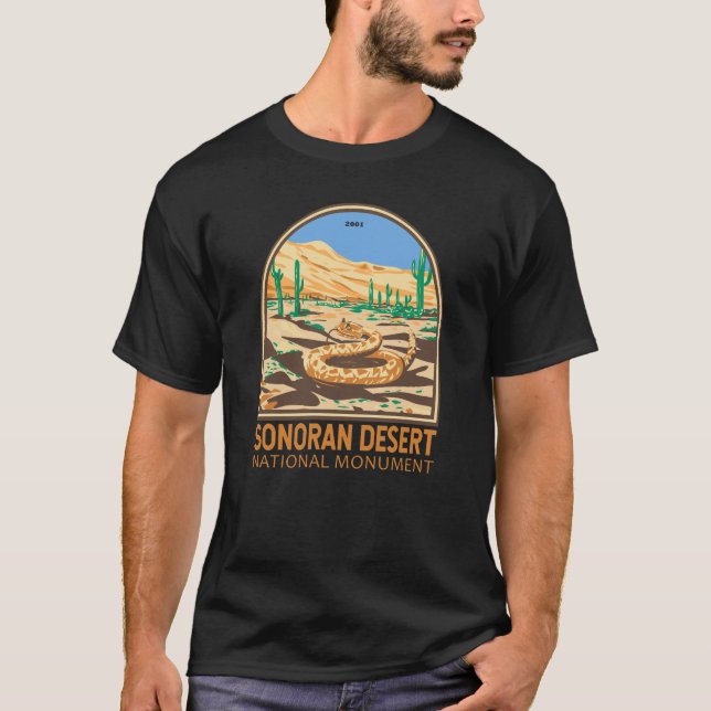Camiseta Monumento nacional del desierto de Sonora Rattlesn (Anverso)