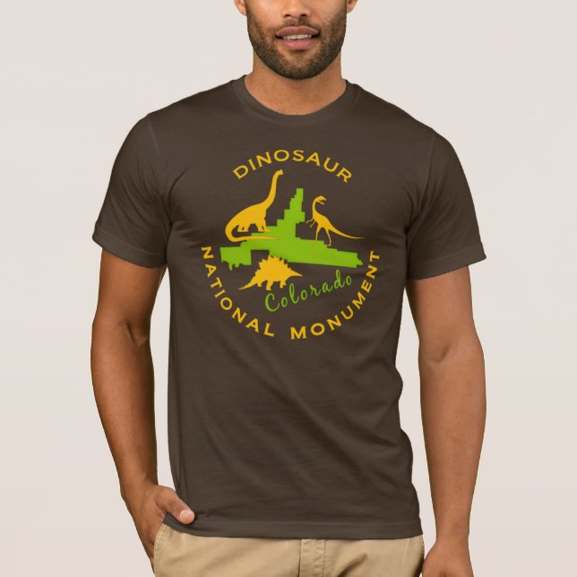 Camiseta Monumento nacional del dinosaurio, Colorado (Anverso)