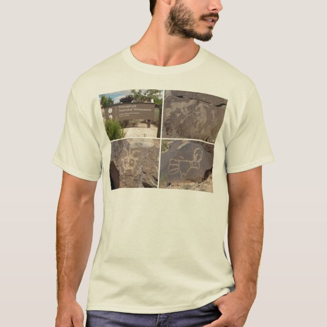 Camiseta Monumento nacional del petroglifo (Anverso)