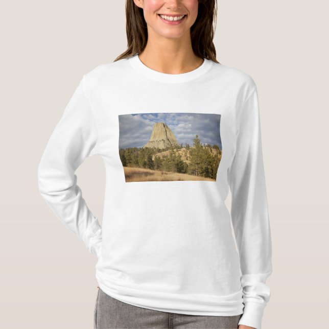 Camiseta Monumento Nacional Devils Tower (Anverso)