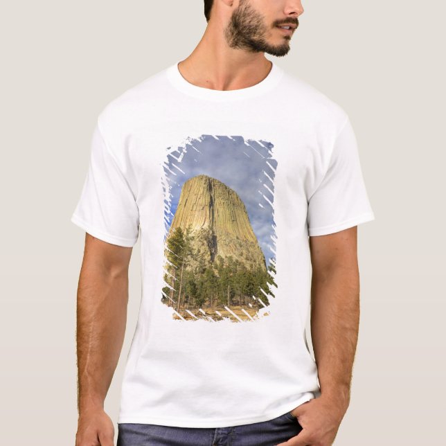 Camiseta Monumento Nacional Devils Tower (Anverso)