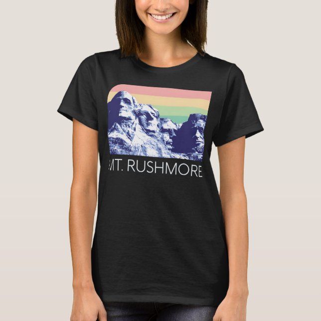 Camiseta Monumento Nacional Mount Rushmore (Anverso)