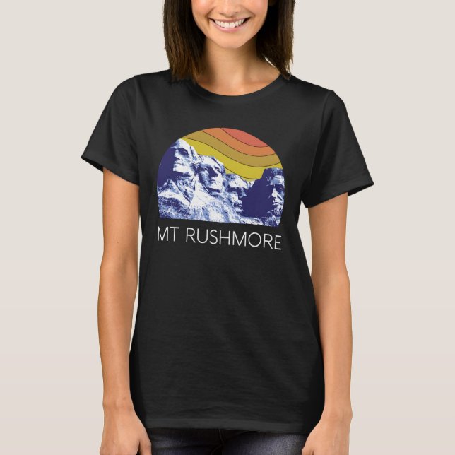 Camiseta Monumento Nacional Mount Rushmore (Anverso)