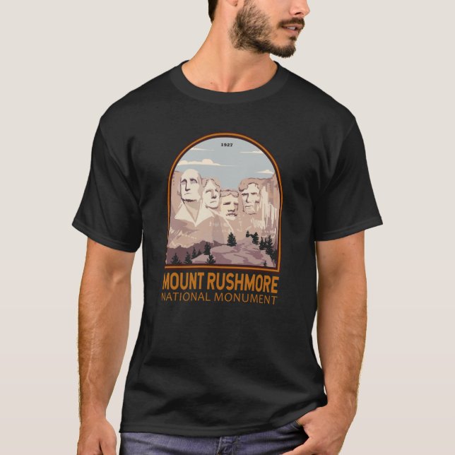 Camiseta Monumento Nacional Mount Rushmore Dakota del Sur (Anverso)