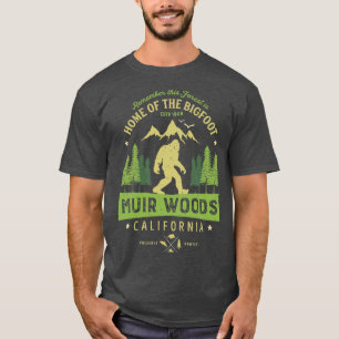 Camiseta Monumento Nacional Muir Woods California Redwood P