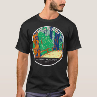 Camiseta Monumento nacional Muir Woods California Vintage