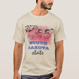 Camiseta Monumento Nacional Rushmore ESTADO de Dakota del S
