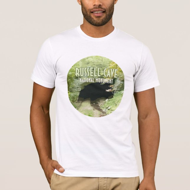 Camiseta Monumento nacional Russell Cave Alabama (Anverso)