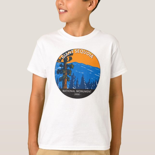 Camiseta Monumento Nacional Sequoia Gigante (Anverso)