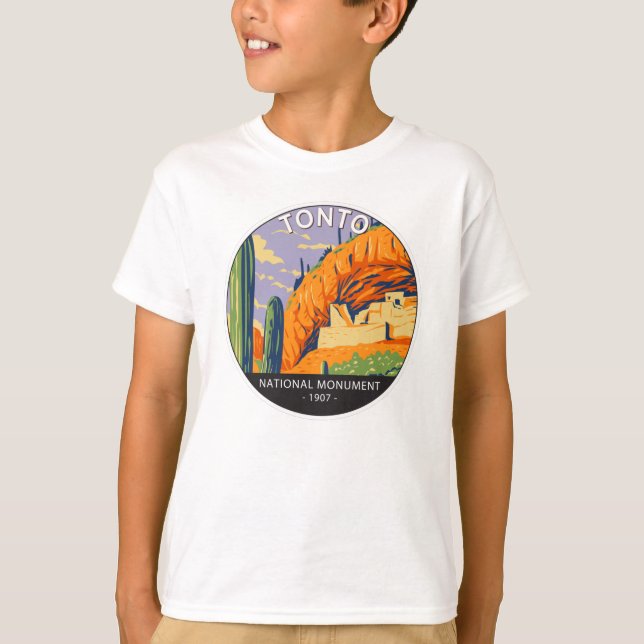 Camiseta Monumento Nacional Tonto Arizona Vintage (Anverso)