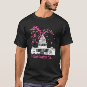 Camiseta Monumentos a la quema de cerezos en Washington Dc