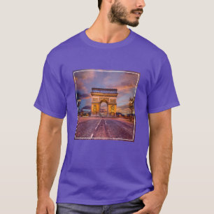 Camiseta Monumentos   Arco de Triomphe, París, Francia