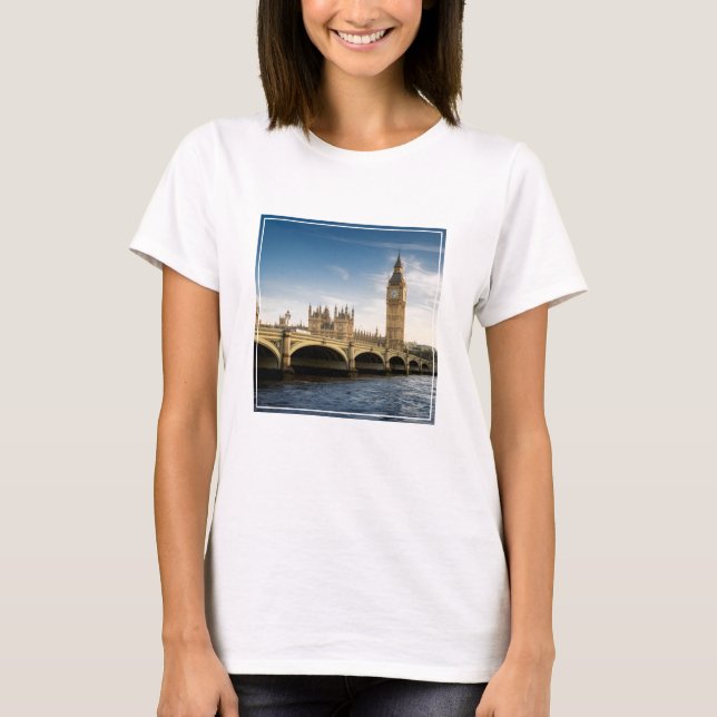 Camiseta Monumentos | Big Ben, Londres Inglaterra (Anverso)