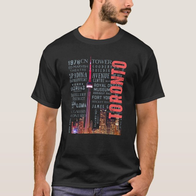 Camiseta Monumentos emblemáticos de Toronto (Anverso)