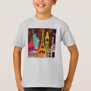 Camiseta Monumentos internacionales