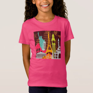 Camiseta Monumentos internacionales