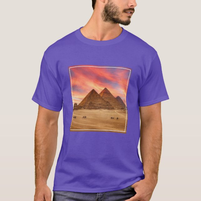 Camiseta Monumentos | Las grandes pirámides (Anverso)