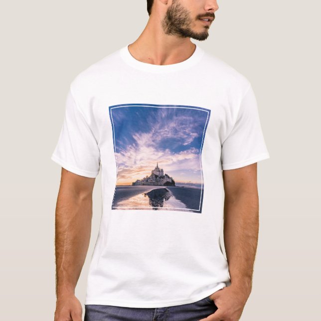 Camiseta Monuments | Mont Saint-Michel, Normandy France (Anverso)
