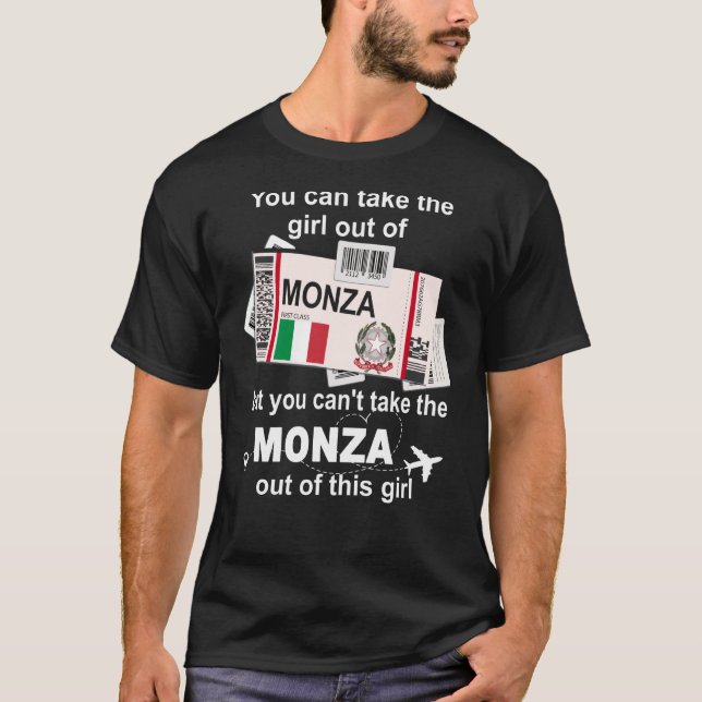 Camiseta Monza Boarding Pass Monza Chica Monza (Anverso)