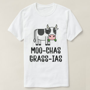 Camiseta Moo-chas Grass-ias, Muchas Gracias regalos Ternera