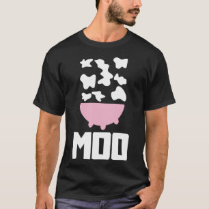 Camiseta Moo Cow Costume para los niños DIY Halloween