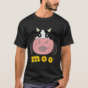 Camiseta Moo Cow Funny Farm Animals Farmer Calf Heifer Milk