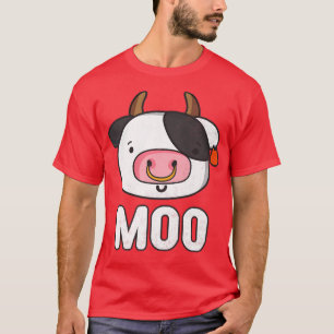 Camiseta Moo Cow  Funny Farmer Cow For Adults kids boys and