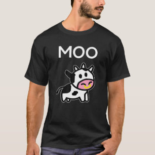 Camiseta Moo Cow - Graciosa Vaca Granjera Para Niños Adulto