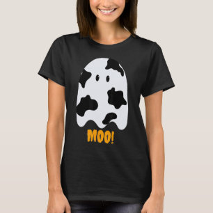 Camiseta ¡Moo! Curva divertida para imprimir fantasma Hallo