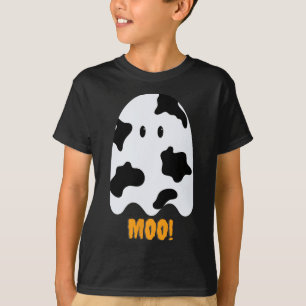 Camiseta ¡Moo! Curva divertida para imprimir fantasma Hallo