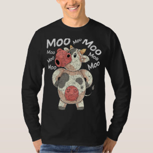 Camiseta Moo Cute Farm Animal Lover Gracioso Granjero Vaca
