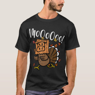 Camiseta Moo De Turquía Soy Un Día De Acción De Gracias Gra