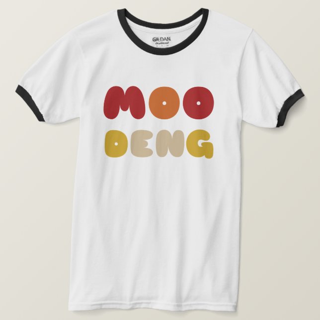 Camiseta Moo Deng (Anverso del diseño)