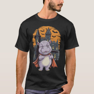 Camiseta Moo Deng celebra Halloween
