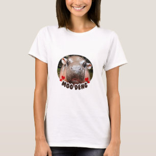 CAMISETA MOO-DENG EL FAMOSO BEBÉ PIGMY HIPPO MOODENG - APAG
