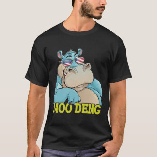 Camiseta Moo-Deng Hippo El Famoso Bebé Pigmy Moodeng