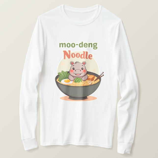 Camiseta moo deng T-Shirt (Anverso del diseño)