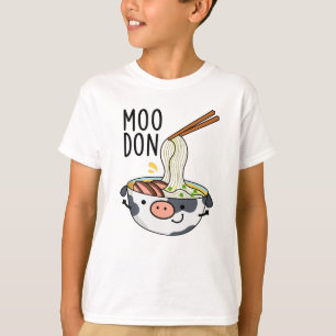 Camiseta Moo-don divertido udon juego de palabras 