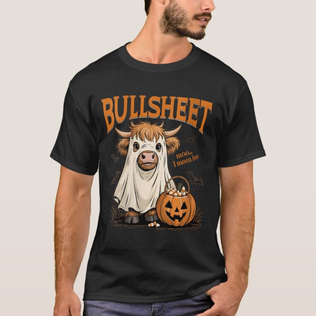 Camiseta Moo femenino... Me refiero a Boo Bullsheet Highlan (Anverso)