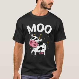 Camiseta Moo Graphic Agriculture Agriculteur Farmer Tractor