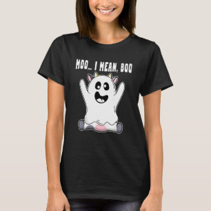 Camiseta Moo I Me Refiero A Boo Cow Ghost