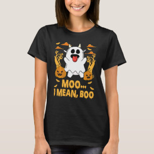 Camiseta Moo I Me Refiero A La Calabaza Boo Halloween Fanta