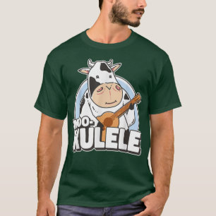Camiseta Moo-Kulele Cow Playing Ukelele Music Instrument Ca