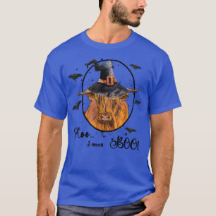 Camiseta Moo, me refiero a Boo Cute Halloween Vaca Oeste Ca